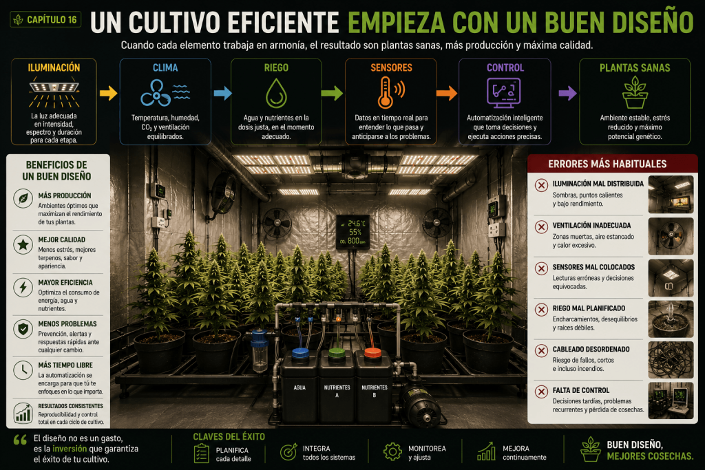 Los errores más habituales al diseñar un cultivo indoor